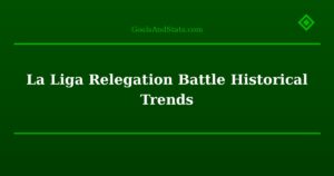 La Liga Relegation Battle Historical Trends