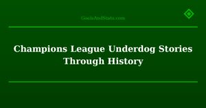 Champions League Underdog Stories Through History