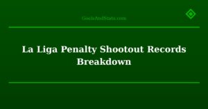 La Liga Penalty Shootout Records Breakdown