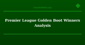 Premier League Golden Boot Winners Analysis