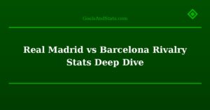 Real Madrid vs Barcelona Rivalry Stats Deep Dive