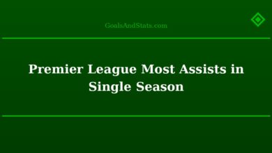 Premier League Most Assists in Single Season